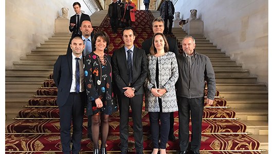 Une délégation de la FNAIM Côte d'Azur reçue au Sénat
