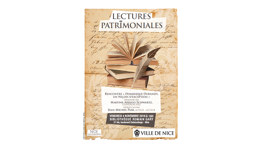 Lectures patrimoniales : Nice, l'écriture en héritage