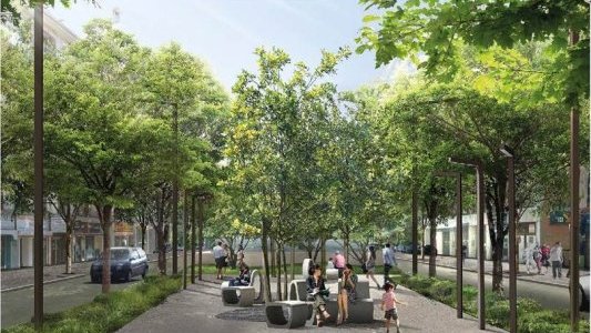 Les aménagements autour de la trémie et du futur Square de la rue de France se poursuivent