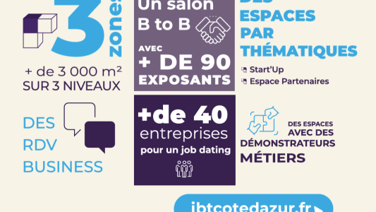 Salon IBT Côte d'Azur : 250 postes à pourvoir dans l'industrie et le bâtiment 