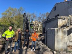 À Brignoles, démolition de l'ancienne caserne à La Burlière
