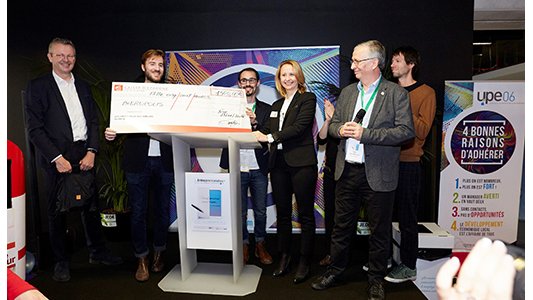 Les lauréats du Prix Jeune Entreprise des Entreprenariales 2018