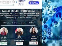 AfterWork RH Côte d'Azur/ eDRH CCI : "Table ronde : RH, perpectives offertes par la crise"
