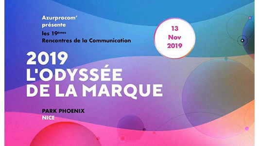 Le thème des Rencontres De La Com 2019 sera " 2019, l'Odyssée de la Marque " !