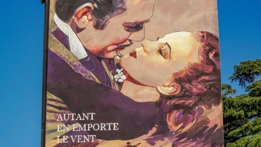 Cannes : nouvelle fresque monumentale dédiée à "Autant en emporte le vent"