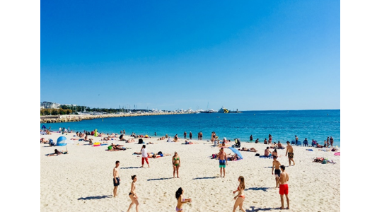 Zamenhof, un nouvelle très grande plage publique à découvrir à Cannes !