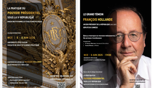 François Hollande invité de la fac de Droit de Nice : retour d'expérience sur le pouvoir présidentiel