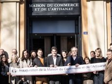À Grasse, la nouvelle maison du commerce et de l'artisanat inaugurée