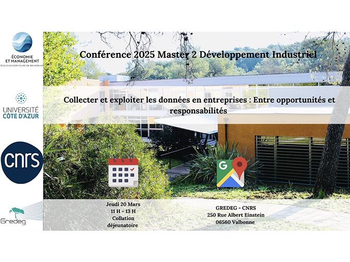 Conférence 2025 du Master
