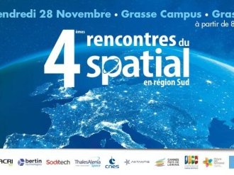 Les 4e Rencontres Régionales du Spatial en Région Sud se tiendront à Grasse le 28 novembre