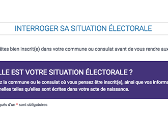 Élections : vous pouvez vérifier votre inscription sur les listes électorales en ligne !