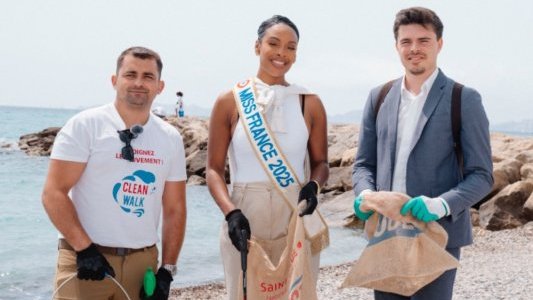 Saint Algue et Miss France 2025 unis pour l'océan à Borély