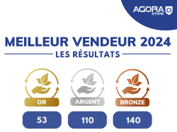Cannes en Or, Antibes en Argent, la Métropole NCA en Bronze sur le podium "Meilleur vendeur" d'Agorastore