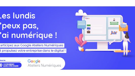 Webinaire CCI/ Google Ateliers Numériques : Préparer un site internet professionnel avec l'IA, les clés du succès