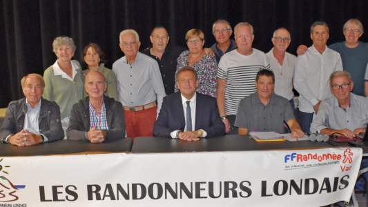 À La Londe-les-Maures, Jackie Leprêtre, président d'honneur des Randonneurs