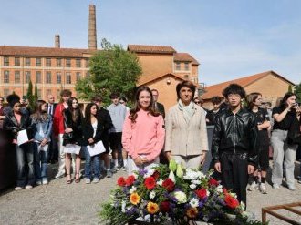 Des collégiens au Camp des Milles autour du devoir de mémoire