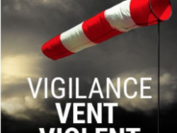 Département 06 : Vigilance météo jaune « vents violents » ce mardi 16 janvier