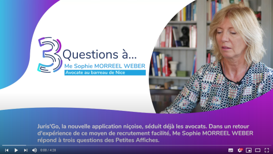 Me Sophie Morreel Weber avocate au barreau de Nice Cabinet Lex&co 