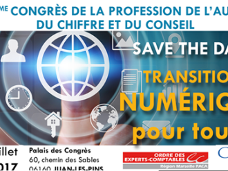 5ème Congrès Régional des professionnels du Chiffre, de l'Audit et du Conseil PACA - 11 et 12 Juillet 2017 - Juan les Pins