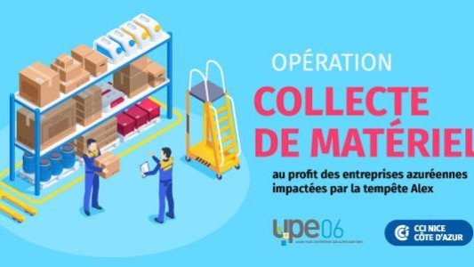 Tempête Alex : La CCI NCA et l'UPE06 lancent un appel à la solidarité des entreprises et commerces du 06