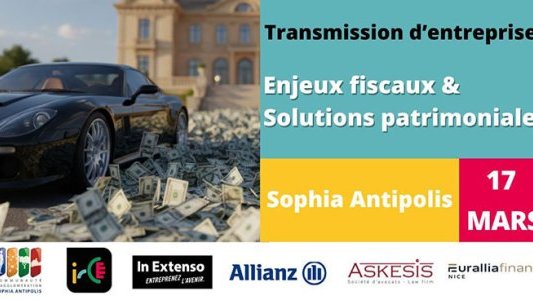 Transmission d'entreprise : dirigeants, un rendez-vous pour décrypter les enjeux fiscaux et patrimoniaux au pôle Alpha le 17 mars