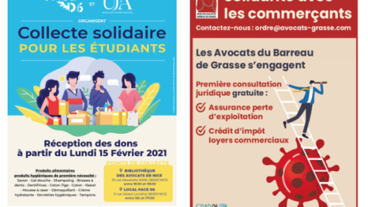 De Nice à Grasse, des Avocats solidaires 
