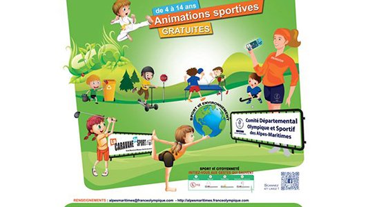 La Caravane du sport reprend sa tournée d'été sur tout le territoire azuréen dès le 3 juillet !