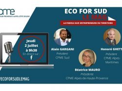La CPME Sud lance une Web émission « Eco For Sud le Mag »