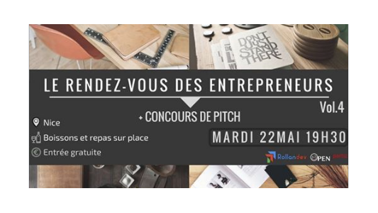 Venez pitcher au prochain Rendez-vous des Entrepreneurs à Nice et gagnez un site vitrine !