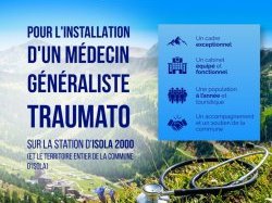 Isola lance un appel à manifestation d'intérêt pour l'installation d'un médecin généraliste traumatologue