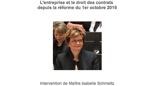 Maître Isabelle Schmeltz, invitée du Club Business Cagnes sur Mer-Villeneuve Loubet
