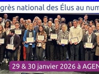 Inscriptions ouvertes pour le 7e Congrès National des Élus au Numérique, les 29 et 30 janvier à Agen