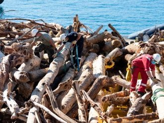 Navigation dans les A-M : attention aux macro-déchets flottants en mer