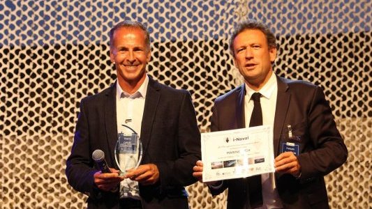 Le Prix régional de l'innovation navale à Thierry Carlin (Marine Tech) 