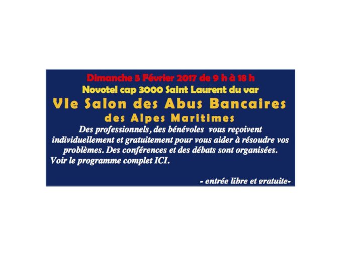 6ème salon contre les (…)