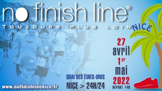 No Finish Line Nice : objectif au moins 45 000 km, à vos inscriptions !