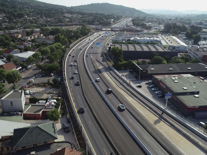 Élargissement de l'A57 -