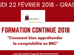 Formation EDA Sud Est : "Comment bien appréhender la comptabilité en BNC"