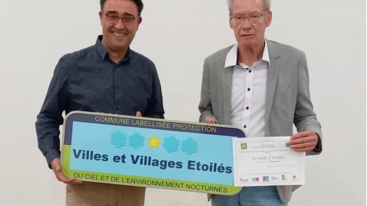 Peymeinade labellisée « Villes et Villages Étoilés » pour sa politique de sobriété lumineuse