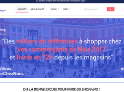 nice-eshopping.fr, le site web de commerce virtuel de la Ville de Nice pour aider les commerçants niçois à vendre leurs produits 
