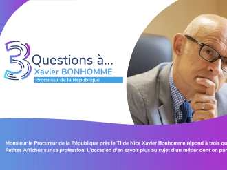 Xavier Bonhomme, Procureur de la République près le TJ de Nice