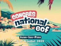 Le 41e congrès national ECF se tiendra à Juan les Pins les 3 et 4 juillet 