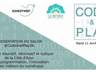 Demain, #Sonicetweet vous parle du salon CODE & PLAY !