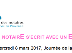 NotairE s'écrit avec un E !