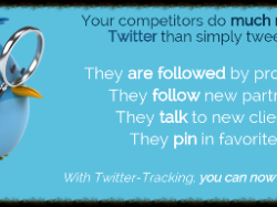 Twitter-Tracking sort de Beta : vous pouvez désormais surveiller les comptes twitter de vos concurrents !!