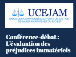 Formation UCEJAM 18/12 : " L'évaluation des préjudices immatériels "