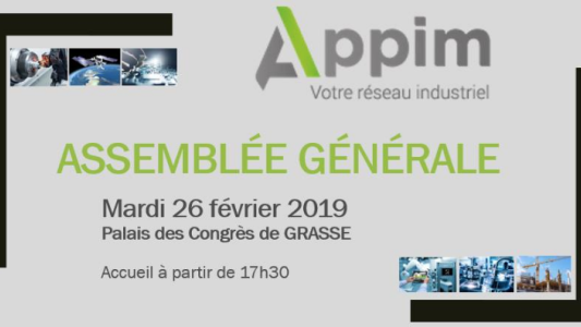 Assemblée Générale de l'APPIM le mardi 26 février 2019 à 17H30