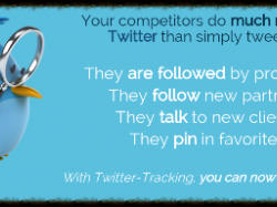 Twitter-Tracking sort de Beta : vous pouvez désormais surveiller les comptes twitter de vos concurrents !!