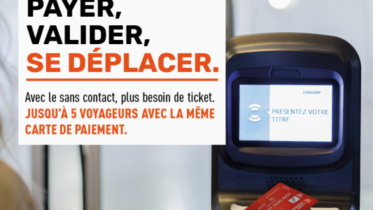 La Métropole simplifie le paiement sans contact pour les trajets en groupe