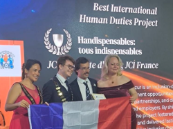 La Jeune Chambre Économique de Nice Côte d'Azur distinguée au niveau européen pour son projet « Handispensables »
